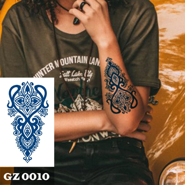 Semi-Permanent Temporary Tattoo Sticker for Men Boys Long-Lasting 1-2 Weeks Waterproof & Realistic Body Arrow Tattoo Stickers