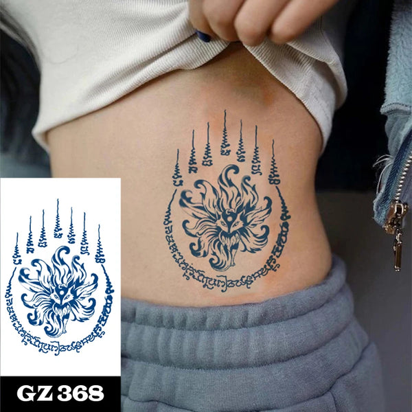 Semi-Permanent Temporary Tattoo Sticker for Men Boys Long-Lasting 1-2 Weeks Waterproof & Realistic Body Arrow Tattoo Stickers