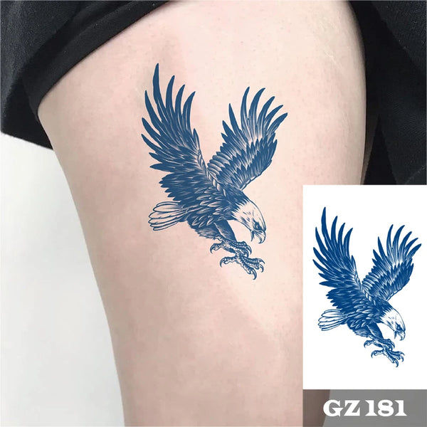 Semi-Permanent Temporary Tattoo Sticker for Men Boys Long-Lasting 1-2 Weeks Waterproof & Realistic Body Arrow Tattoo Stickers