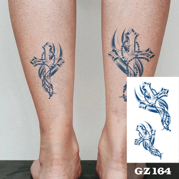 Semi-Permanent Temporary Tattoo Sticker for Men Boys Long-Lasting 1-2 Weeks Waterproof & Realistic Body Arrow Tattoo Stickers