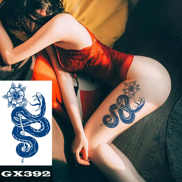 Semi-Permanent Temporary Tattoo Sticker for Men Boys Long-Lasting 1-2 Weeks Waterproof & Realistic Body Arrow Tattoo Stickers