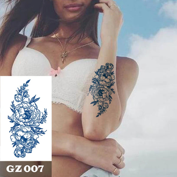 Semi-Permanent Temporary Tattoo Sticker for Men Boys Long-Lasting 1-2 Weeks Waterproof & Realistic Body Arrow Tattoo Stickers