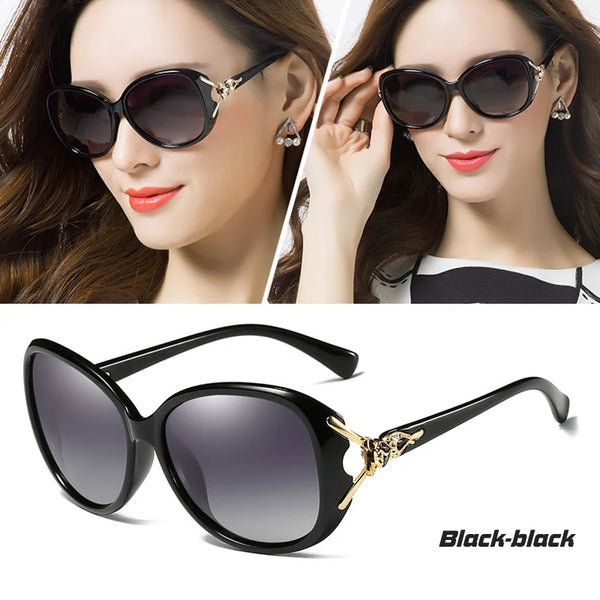 CoolPandas Brand Fashion Ladies Oversized Sunglasses Women Polarized For Female Driving Travel Glasses Anti-Glare Gradient Lens