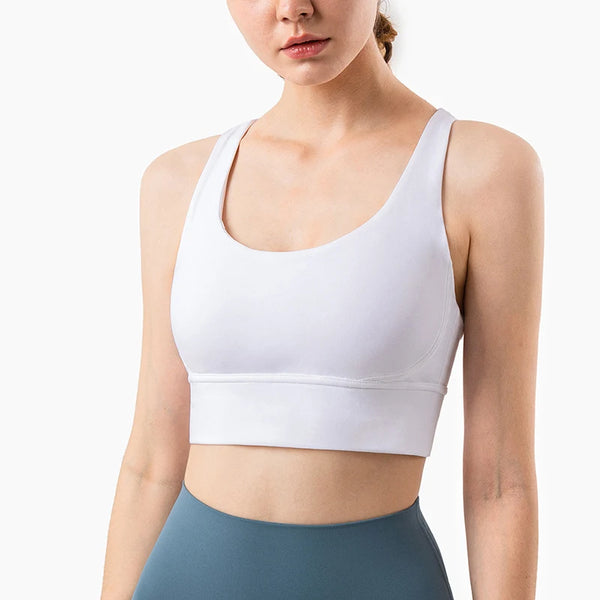Vnazvnasi New Color Sports Bra Nylon And Spandex Breathable Yoga Tops Back Cross Women Sportswear Outdoor Exercise Clothing