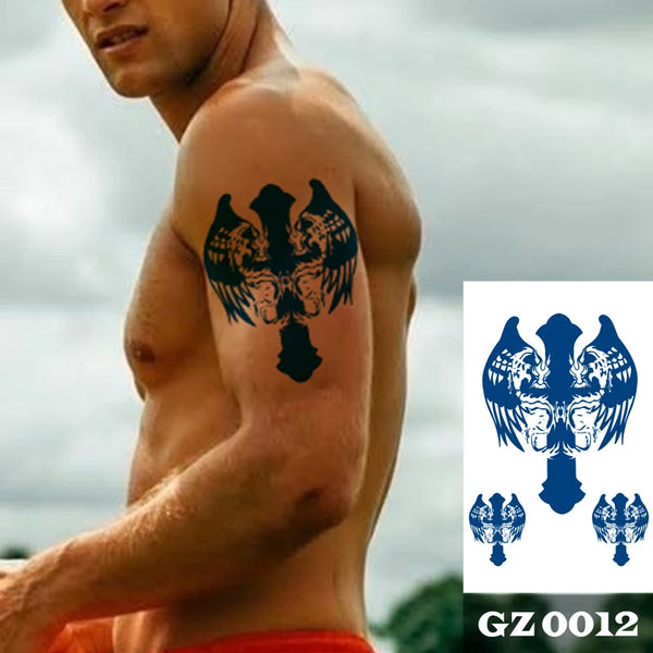 Semi-Permanent Temporary Tattoo Sticker for Men Boys Long-Lasting 1-2 Weeks Waterproof & Realistic Body Arrow Tattoo Stickers