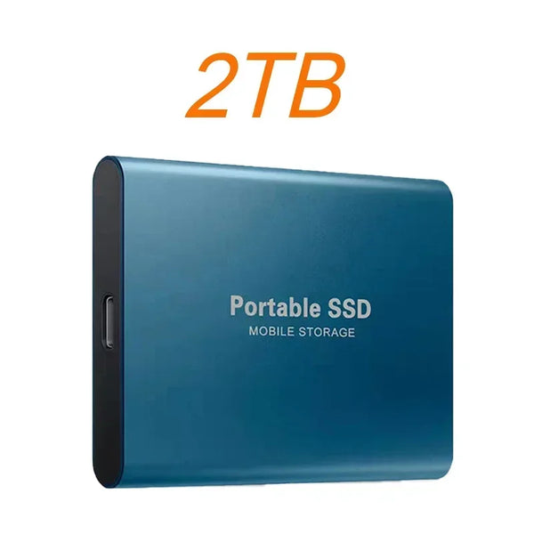 Portable SSD 1TB 2TB High Speed Solid State  External Hard Drive 4TB Disk Mass Storage Hard Drive Type-C Interface for Laptop/PC
