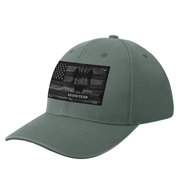 SEAL TEAMBLACK SNAKESKIN CAMO FLAG Baseball Cap Sunscreen Icon Golf Wear Men Women's