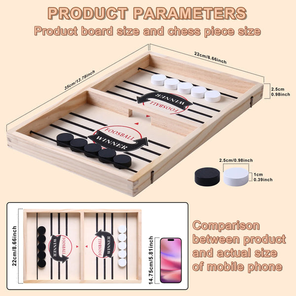 AIUAZA Family gathering board game, children's bouncing chess toys, competitive game, two person battle party game