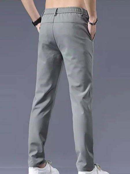 Casual pants men's trousers straight leg loose black suit pants professional business formal suit pants oversized