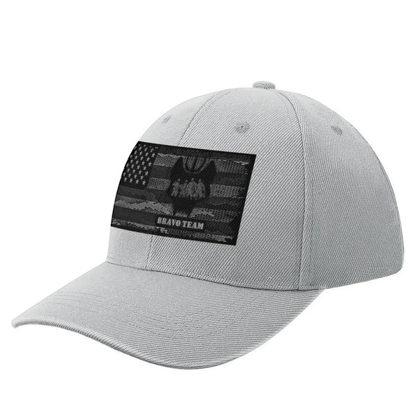 SEAL TEAMBLACK SNAKESKIN CAMO FLAG Baseball Cap Sunscreen Icon Golf Wear Men Women's