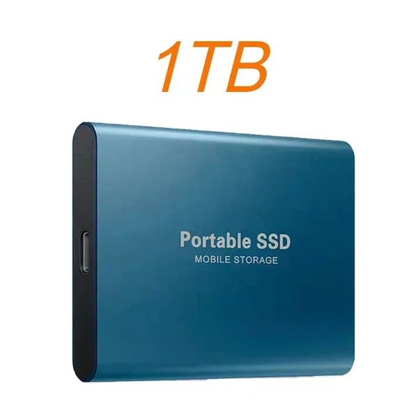 Portable SSD 1TB 2TB High Speed Solid State  External Hard Drive 4TB Disk Mass Storage Hard Drive Type-C Interface for Laptop/PC