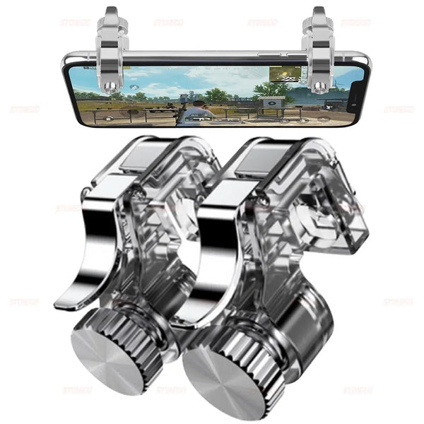 STONEGO 1Pair Mobile Phone Game Trigger Gamepad Joystick Aim Shooting L1 R1 Key Button Game Fingertips For PUBG Game Controller