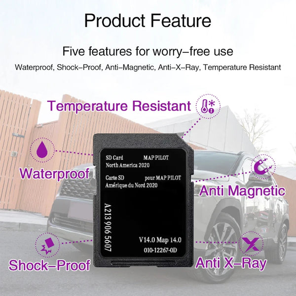 A2139065607 V14 Full Version 2020 North America Maps for Mercedes AMG C-Class CLA Car GPS Garmin Navigation SD Memory Card