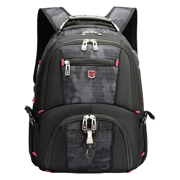 Waterproof Men's Backpack 17 Inch Laptop Backpacks School Travel Bags Swiss-style Large Capacity Business bagpack Male Mochila