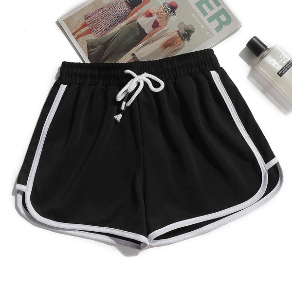 Summer Fashion Casual Bottoms Shorts Women Candy Color Breathable Plus Size Shorts Casual Lady Elastic Waist Sports Short Pants