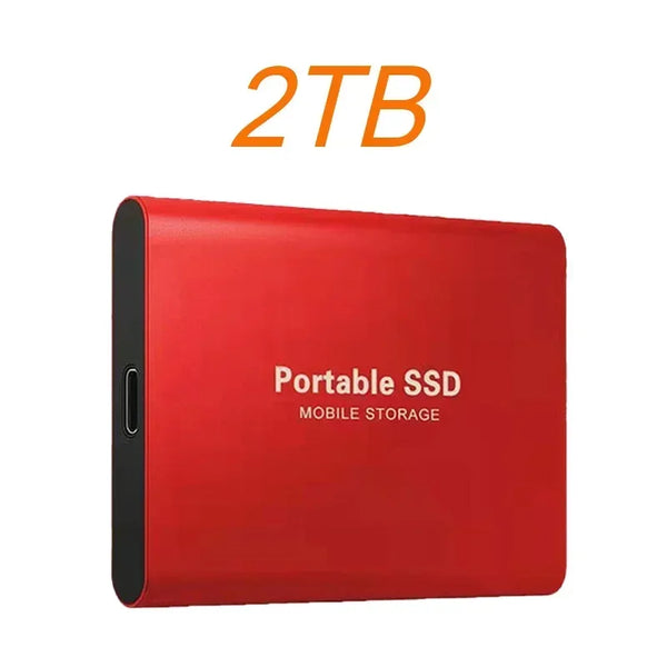 Portable SSD 1TB 2TB High Speed Solid State  External Hard Drive 4TB Disk Mass Storage Hard Drive Type-C Interface for Laptop/PC