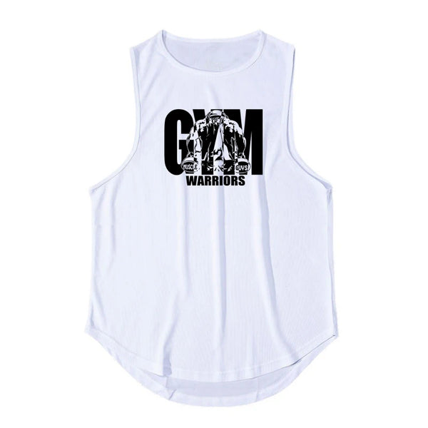 Summer Mesh Quick Dry Gym Fitness Tank Tops Men's Casual Moisture Wicking Bodybuilding Sleeveless Shirt Workout Muscle Vests