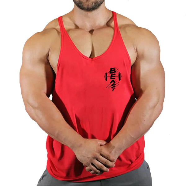 Summer Brand Fitness Tank Top Men Bodybuilding 2023 Train Gyms Clothing Fitness Men Shirt Running Vest Cotton Singlets Muscle