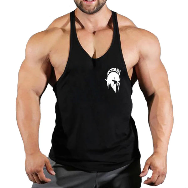 2023 New Bodybuilding Brand Jogger Gym Singlet Training Bodybuilding Tank Top Vest Shirt Sleeveless Fitness Cotton Shirt For Men
