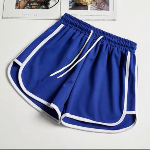 Summer Fashion Casual Bottoms Shorts Women Candy Color Breathable Plus Size Shorts Casual Lady Elastic Waist Sports Short Pants