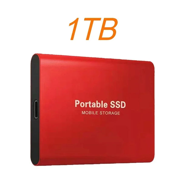 Portable SSD 1TB 2TB High Speed Solid State  External Hard Drive 4TB Disk Mass Storage Hard Drive Type-C Interface for Laptop/PC