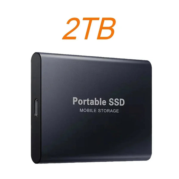 Portable SSD 1TB 2TB High Speed Solid State  External Hard Drive 4TB Disk Mass Storage Hard Drive Type-C Interface for Laptop/PC