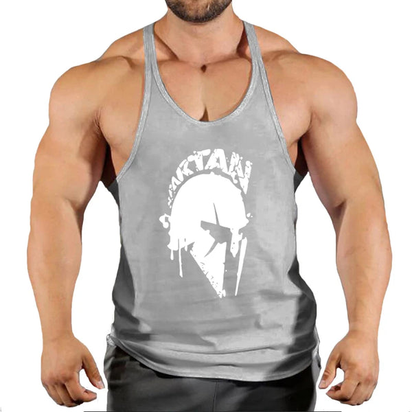 2023 New Bodybuilding Brand Jogger Gym Singlet Training Bodybuilding Tank Top Vest Shirt Sleeveless Fitness Cotton Shirt For Men