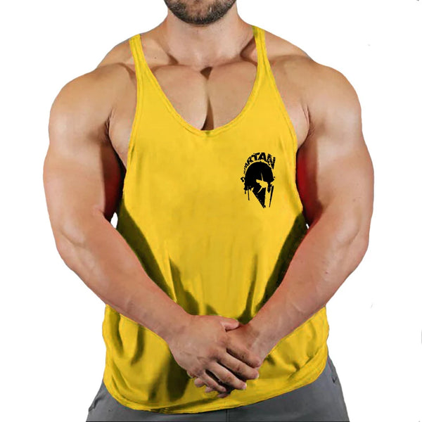 2023 New Bodybuilding Brand Jogger Gym Singlet Training Bodybuilding Tank Top Vest Shirt Sleeveless Fitness Cotton Shirt For Men