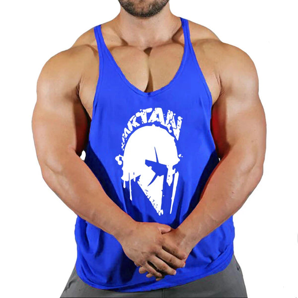 2023 New Bodybuilding Brand Jogger Gym Singlet Training Bodybuilding Tank Top Vest Shirt Sleeveless Fitness Cotton Shirt For Men