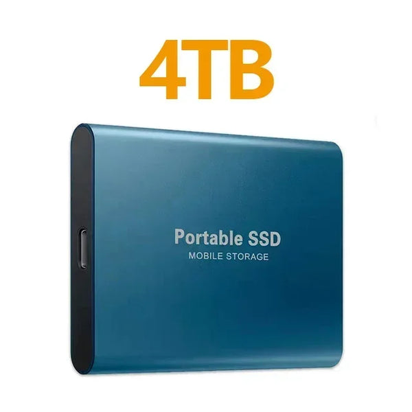 High Speed External Hard Drive Portable SSD 256TB USB3.1 Type-C Interface Hard Disk Solid State Drive Mass Storage for Laptop/PC