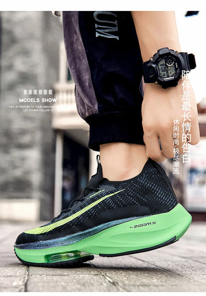Unisex Sneakers Fashion Men Sneakers Lace Up Round Toe Cushioning Running Shoes Woman Trainer Race Breathable Couple Tenis Shose