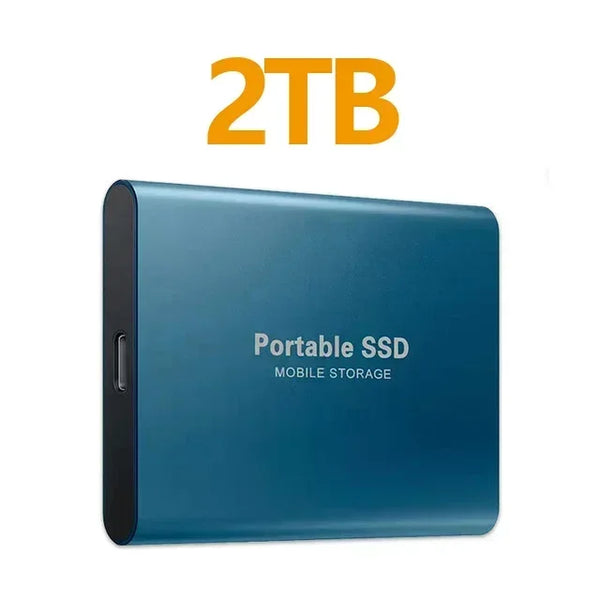 High Speed External Hard Drive Portable SSD 256TB USB3.1 Type-C Interface Hard Disk Solid State Drive Mass Storage for Laptop/PC