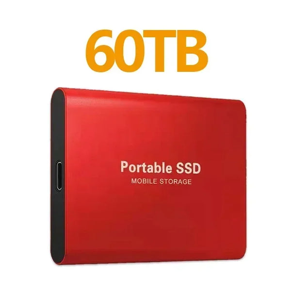 High Speed External Hard Drive Portable SSD 256TB USB3.1 Type-C Interface Hard Disk Solid State Drive Mass Storage for Laptop/PC