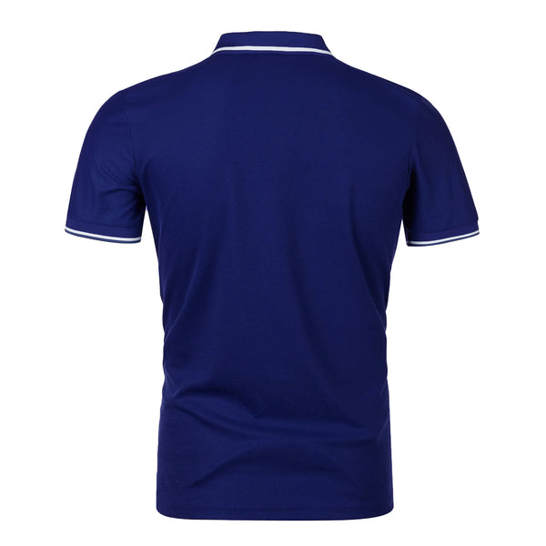 Men's summer casual fashion polo shirt short sleeve men's short sleeve color lapel top T-shirt short sleeve lapel fashion