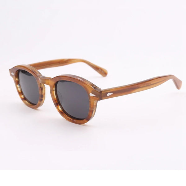 Johnny Depp Sunglasses Man Lemtosh Sun Glasses Cat Eye Polarized Lens Woman Luxury Brand Vintage Acetate Frame Driver's Goggles
