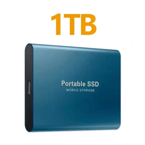 High Speed External Hard Drive Portable SSD 256TB USB3.1 Type-C Interface Hard Disk Solid State Drive Mass Storage for Laptop/PC