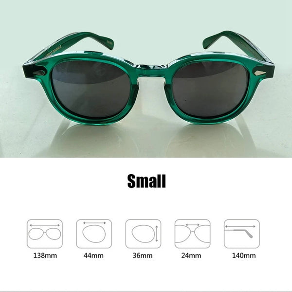 Johnny Depp Sunglasses Man Lemtosh Sun Glasses Cat Eye Polarized Lens Woman Luxury Brand Vintage Acetate Frame Driver's Goggles