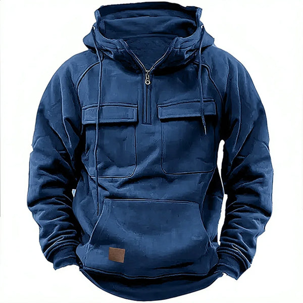 2024 Vintage Men Hoodie Sweatshirt Street Man Clothing Men's Oversized Hooded Pullover Male Retro Harajuku Solid Color Hoody