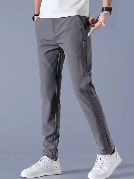Casual pants men's trousers straight leg loose black suit pants professional business formal suit pants oversized
