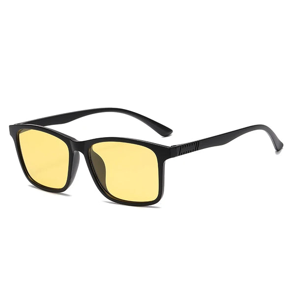 Luxury Men Polarized sunglasses Fashion Vintage square Ultra Light TR90Frame Driving Fishing sun Glasses For Man UV400 Eyewear