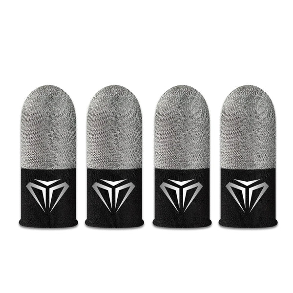 2 Pcs Mobile Game Fingertip Gloves Sweatproof Anti-slip Touch Screen Finger Sleeve Breathable Gaming Fingertip Cover For Gamer